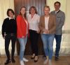 Foto: Danuta Pfanzelt/v.l. Johanna Schad (stellv. Leiterin der Frauenbereiche), Carmen Wegge (MdB), Steffi Irmscher-Grothen (Leiterin der Frauenbereiche), Doris Rauscher (MdL), Andreas Lindner (Kreisgeschäftsführer)