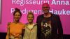 v.l.: Regisseurin Anna Unterweger, Hauptdarstellerin Nora Islei und Produzent Hauke Schlichting