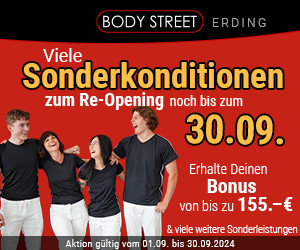 <a href=//www.ed-live.de/out.php?wbid=3681&url=https%3A%2F%2Fwww.bodystreet.com%2Fde%2Fstudio%2Fbodystreet-erding-landshuter-strasse target=_blank>Sonderkonditionen Bodystreet Erding</a>