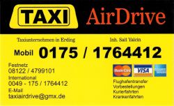 AirDrive Taxi Erding` Logo