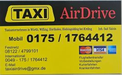 AirDrive Taxi Wörth, Hörlkofen, Hofsingelding` Logo